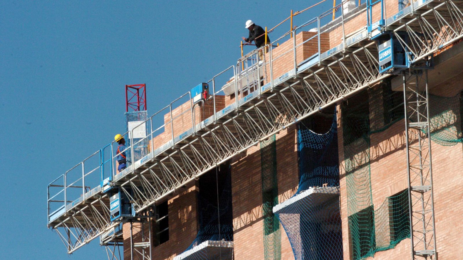 Imagen de archivo de una vivienda en construcción en España