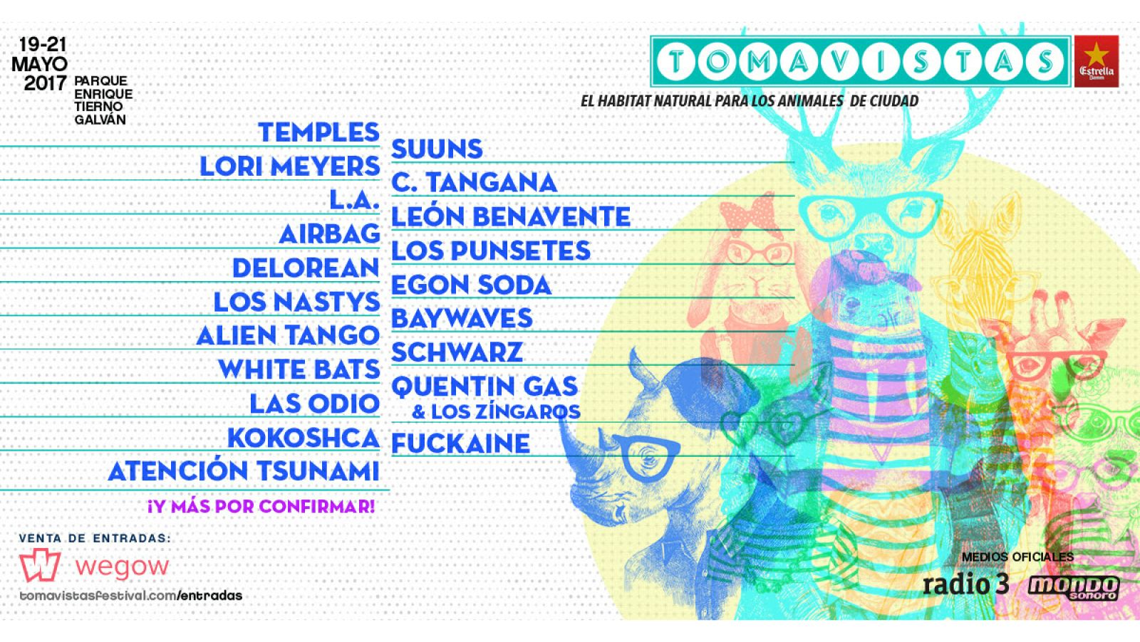 19, 20 y 21 de mayo en el Parque Enrique Tierno Galván de Madrid.