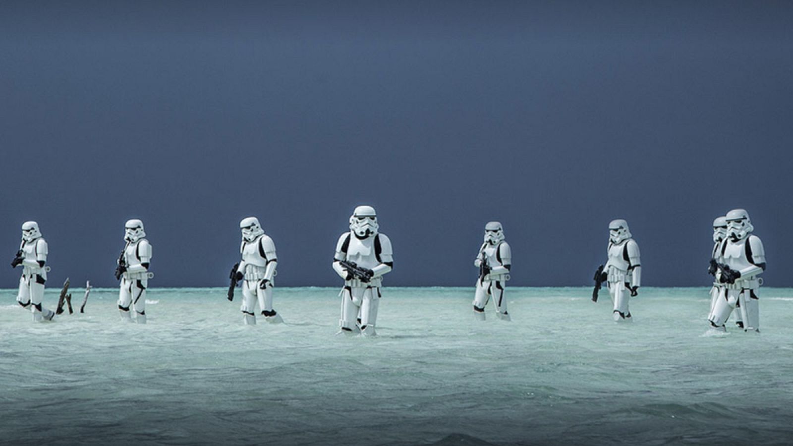 Stormtroopers, en una secuencia de 'Rogue one'.