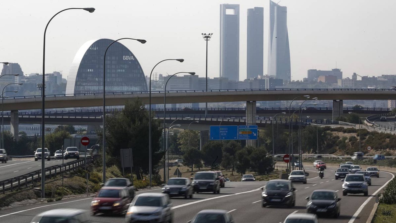 Imagen de Madrid afectada por la alta contaminación
