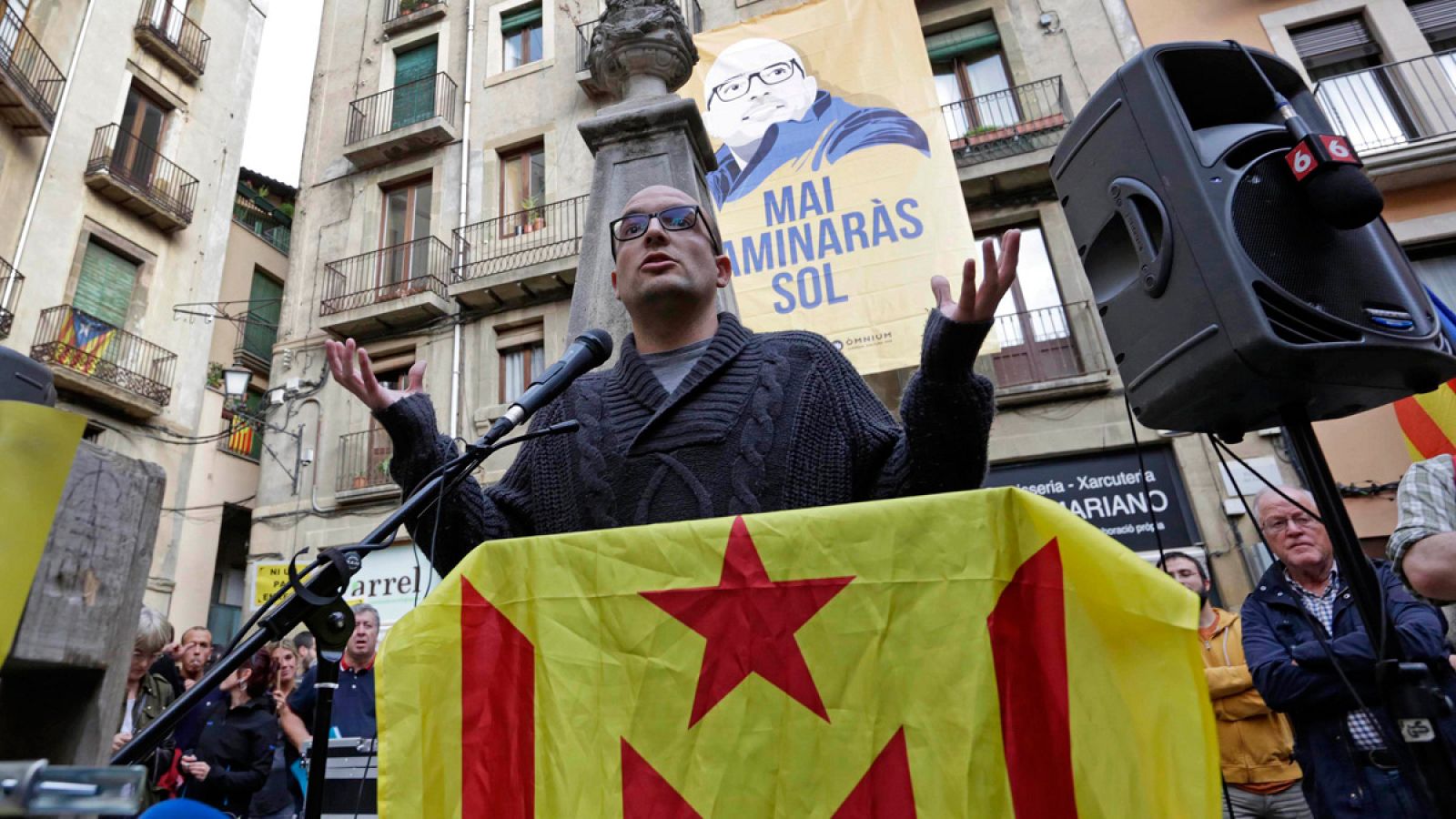 Fotografía del pasado mes de octubre de Joan Coma, quien ha ignorado la citación de la Audiencia Nacional.