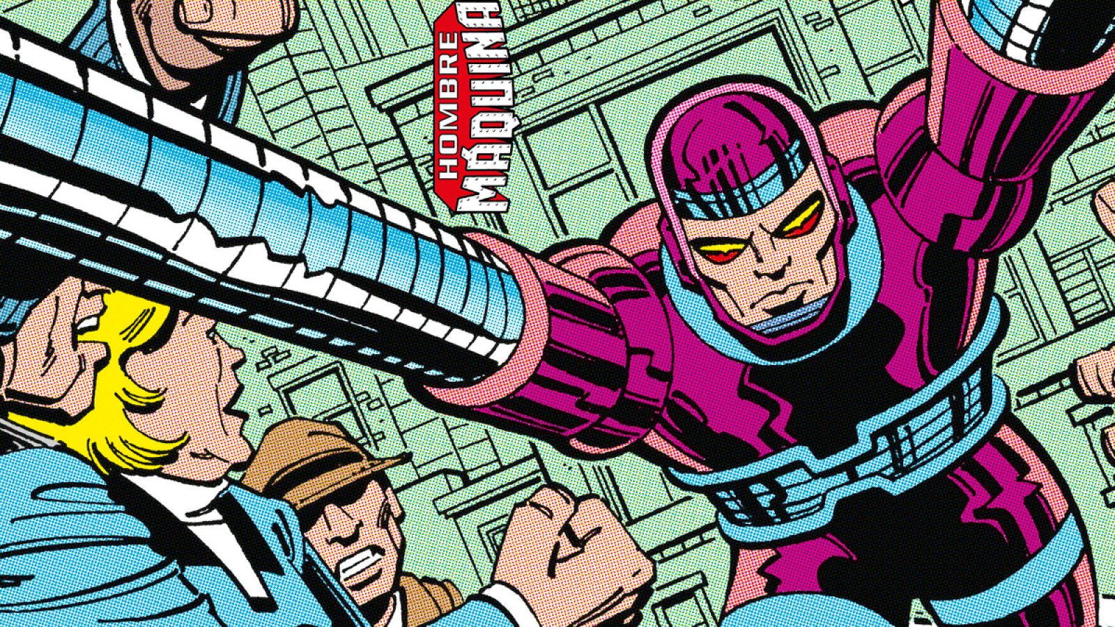 Fragmento de la portada de 'Hombre Máquina'