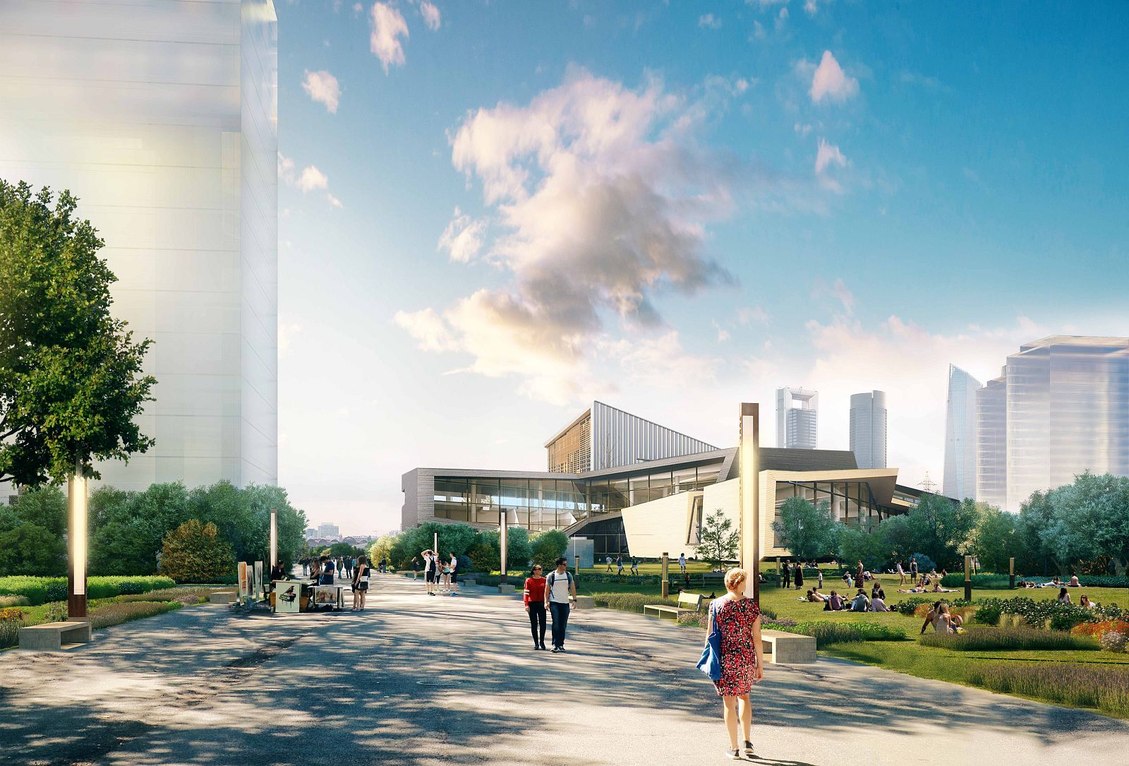 Vista del proyecto Distrito Castellana Norte