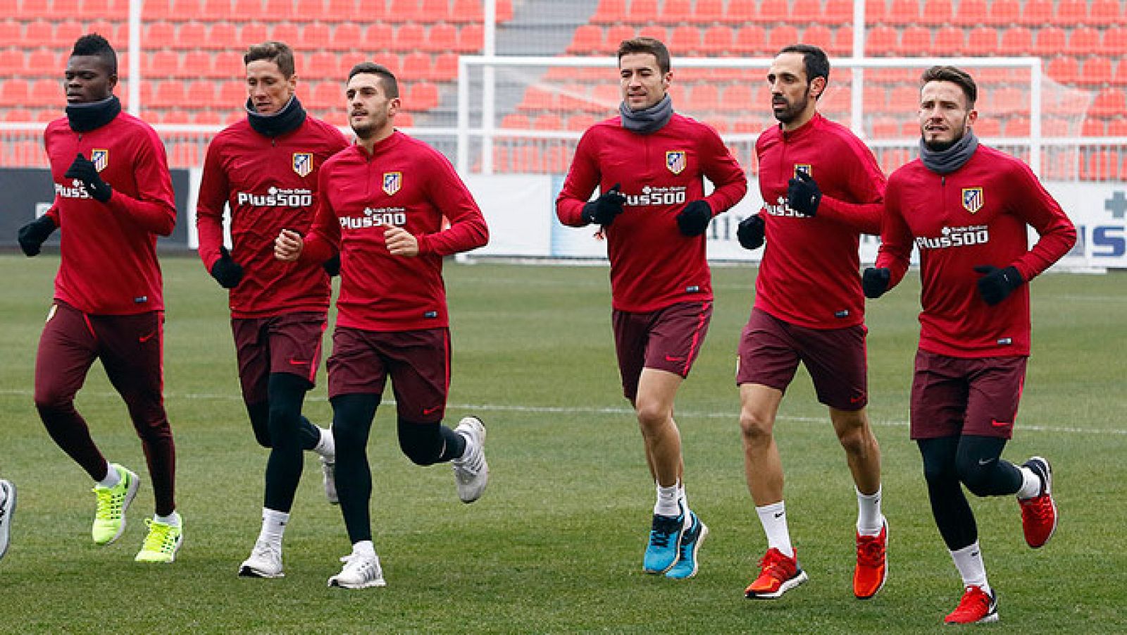 Entrenamiento del Atlético de Madrid