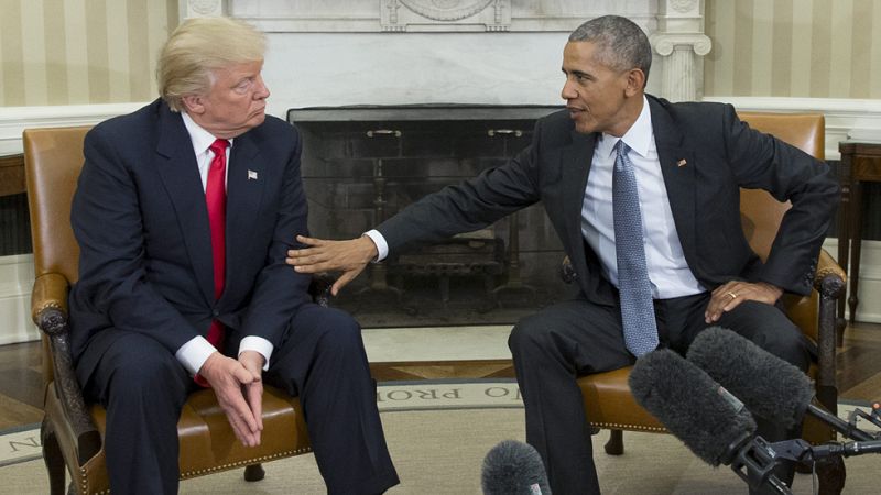 Trump amenaza con desmantelar la reforma sanitaria de Obama en su primer d�a de mandato