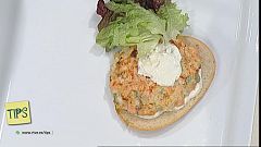 Receta  de Hamburguesa de salmón y nueces