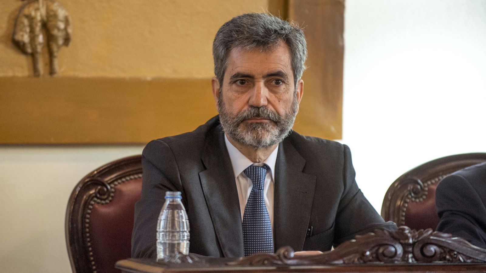 El presidente del Tribunal Supremo (TS) y del Consejo General del Poder Judicial (CGPJ), Carlos Lesmes