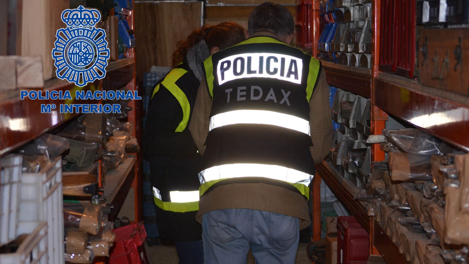 Operación de la Policía Nacional contra una red que ponía a punto armas para venderlas a criminales