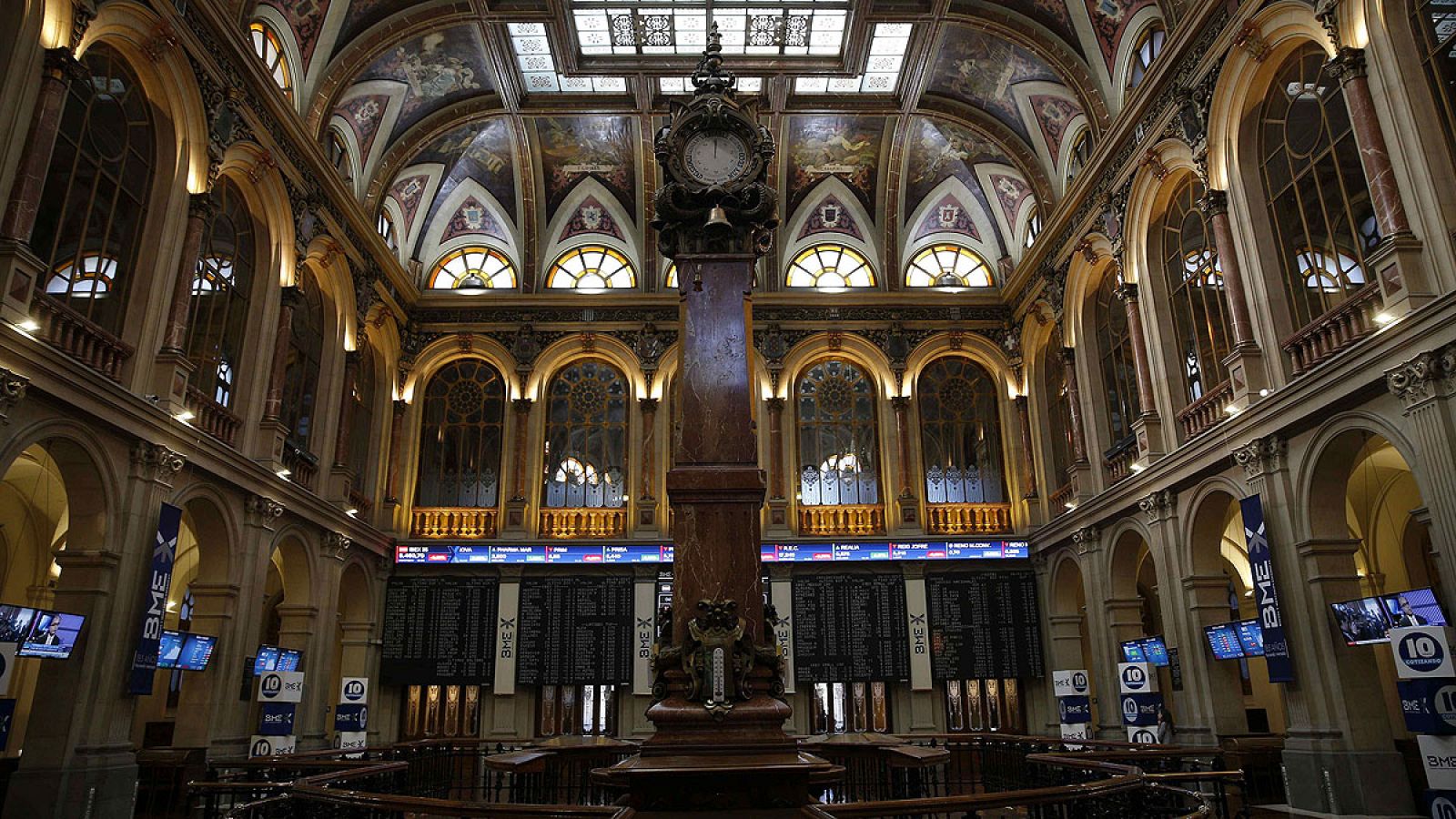 Vista general de la Bolsa de Madrid