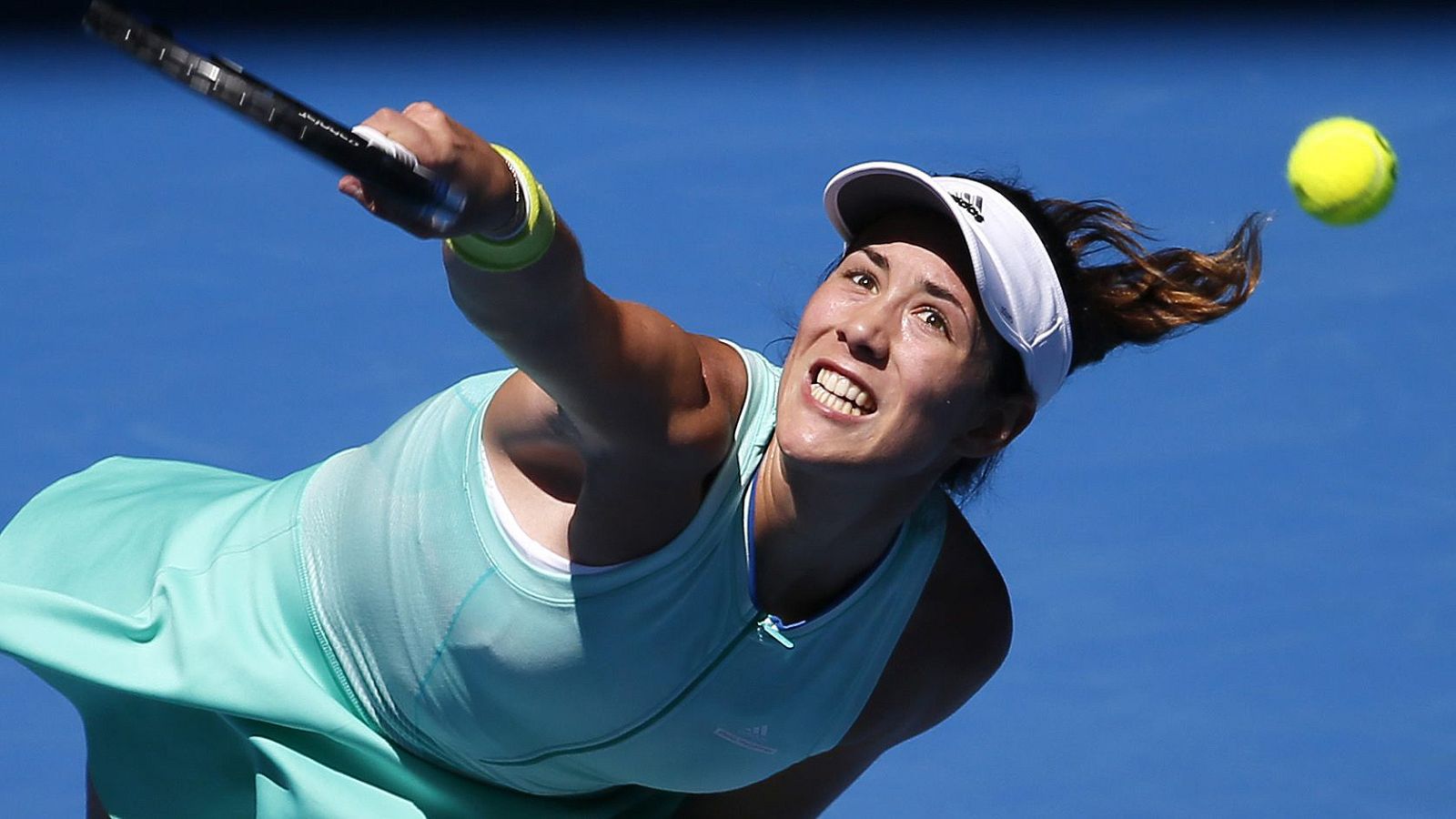 Garbiñe Muguruza, en el Open de Australia