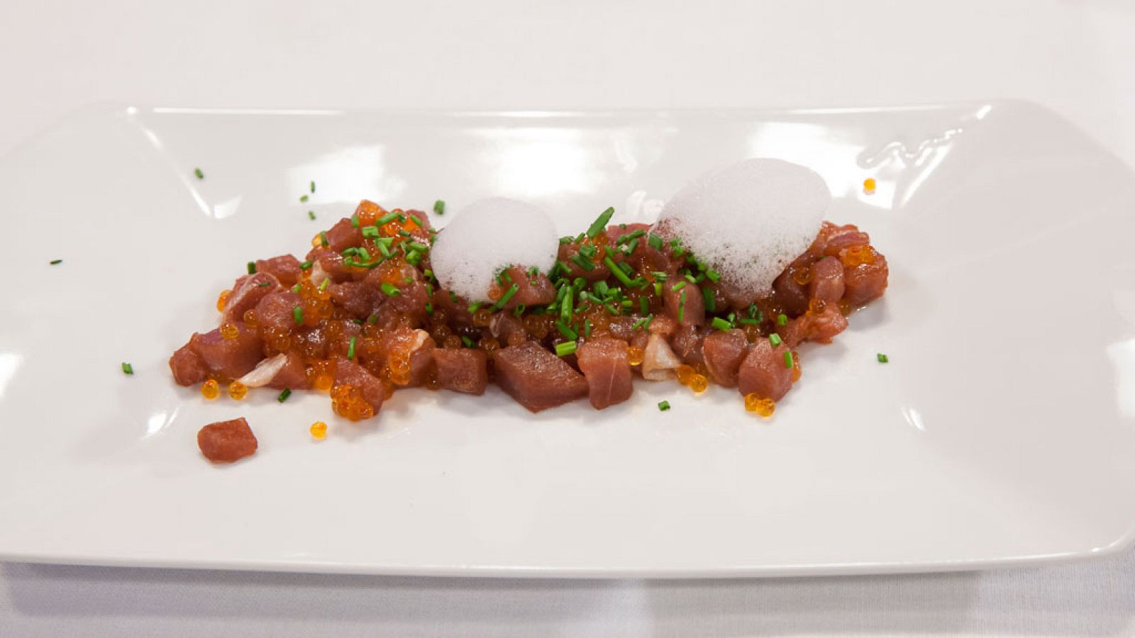 MasterChef Junior 4 - Tartar de atún rojo con aire de wasabi