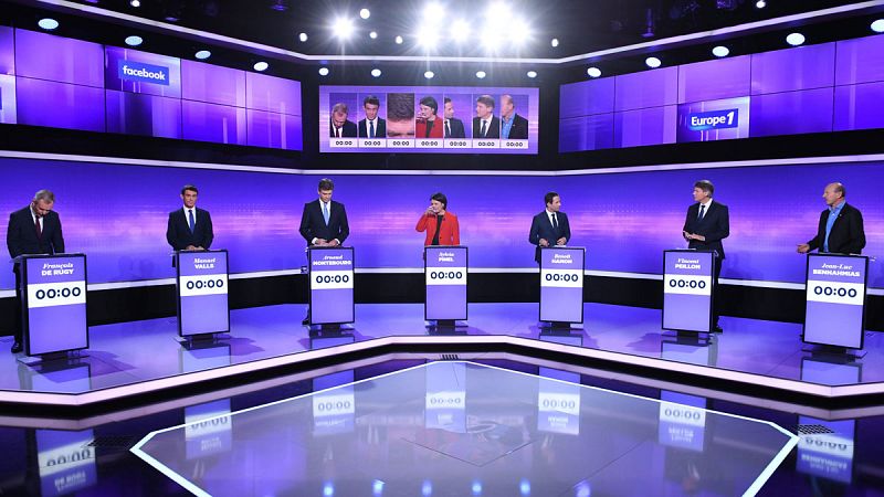 El salario universal y la deuda centran el último debate de la izquierda francesa