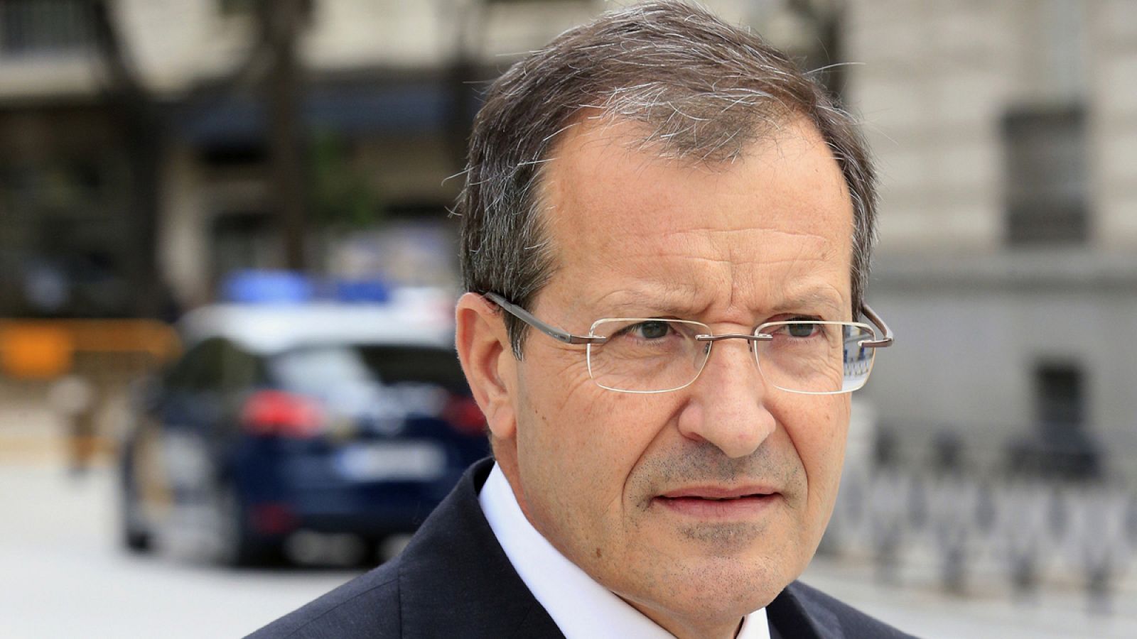 El presidente de Abengoa, Antonio Fornieles, a su llegada para declarar como testigo en la Audiencia Nacional