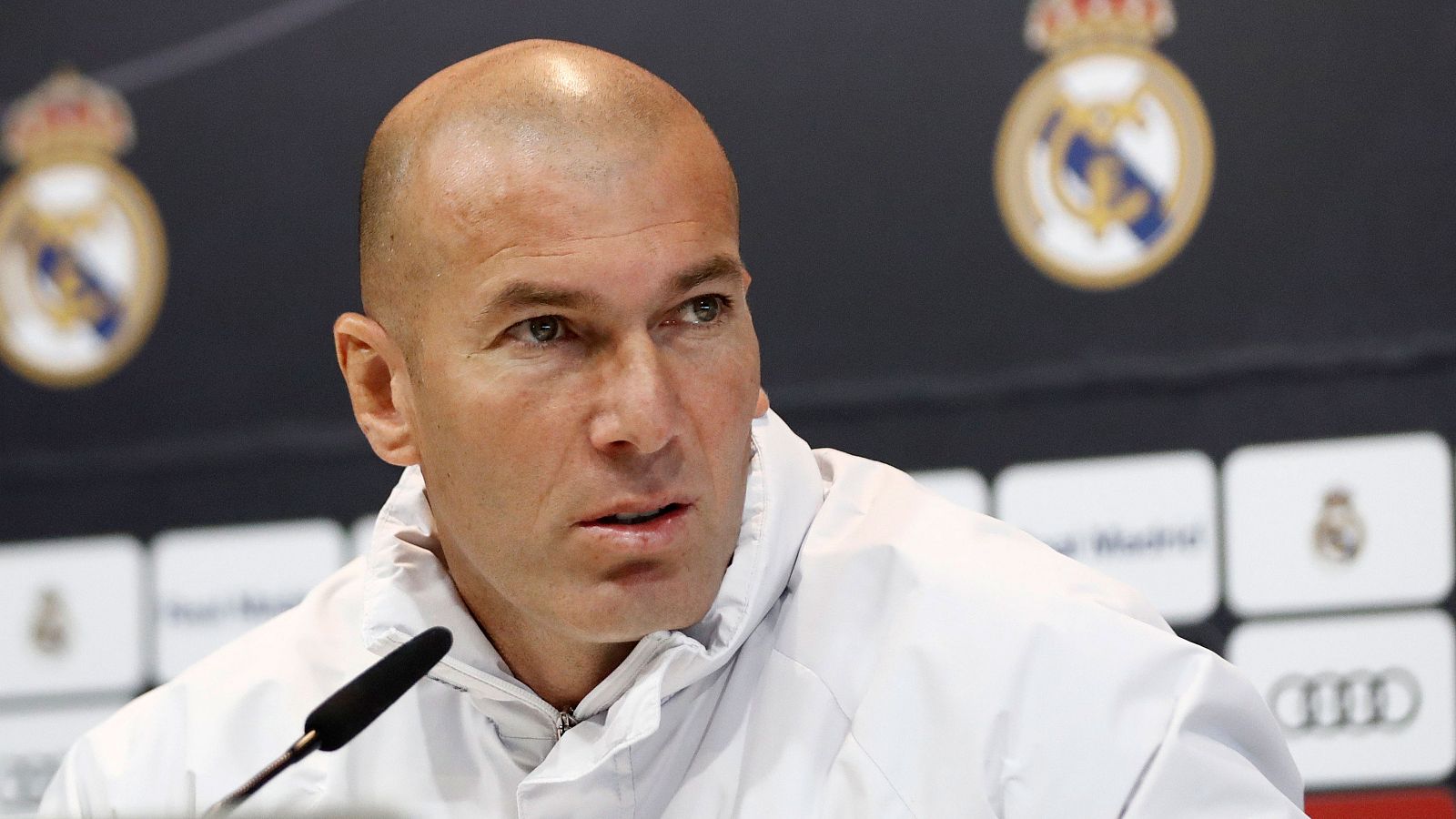 Zidane en rueda de prensa