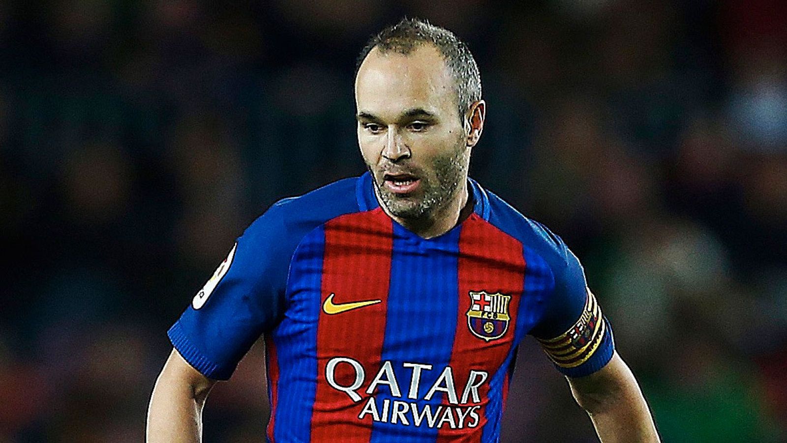Iniesta tiene una lesión en el sóleo