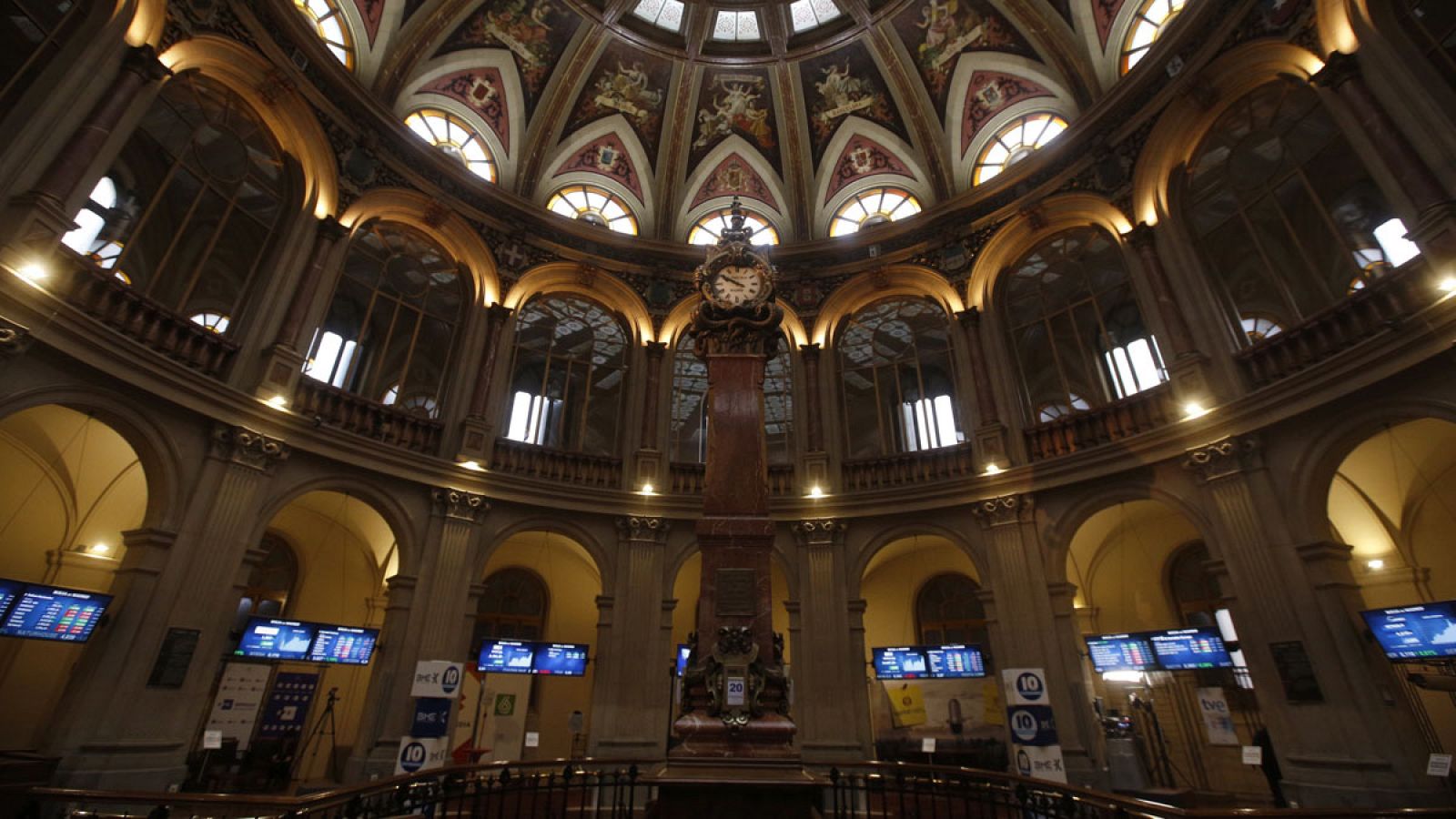 Vista general de la Bolsa de Madrid.