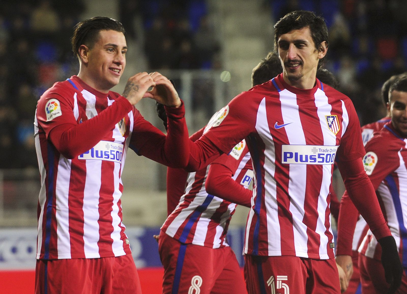 Giménez fue el autor del primer tanto rojiblanco.