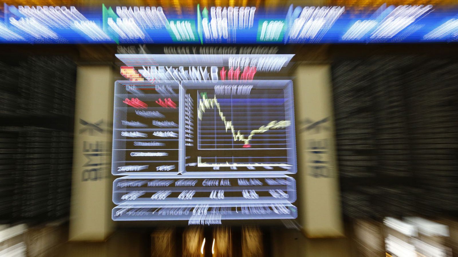 Imagen de archivo de la Bolsa de Madrid