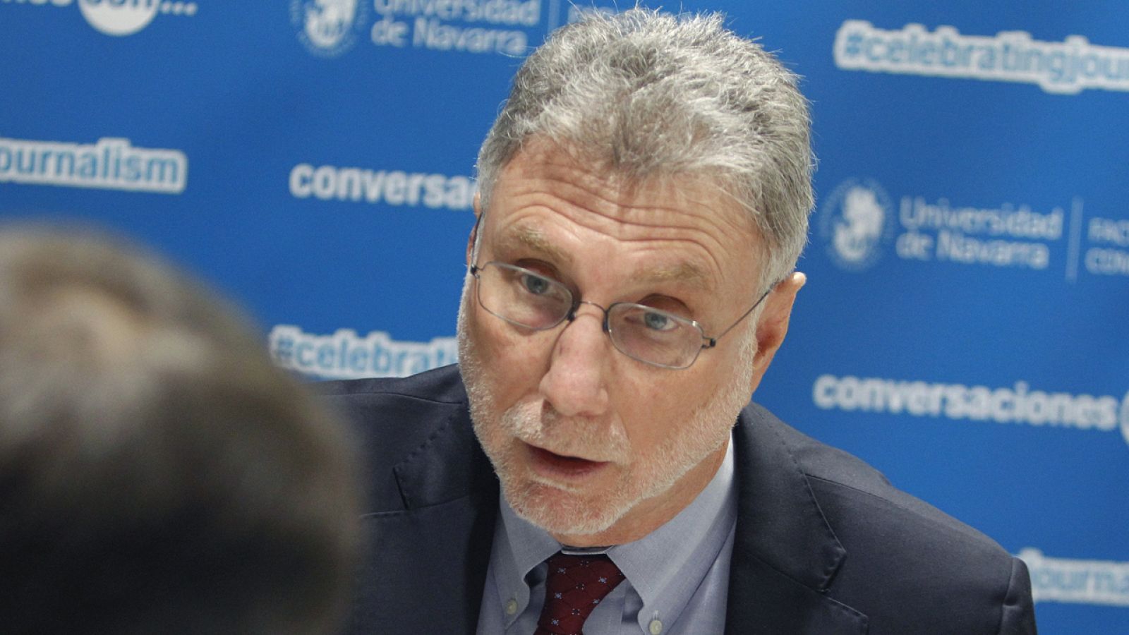 Martin Baron, director del Washington Post, fotografiado en Madrid