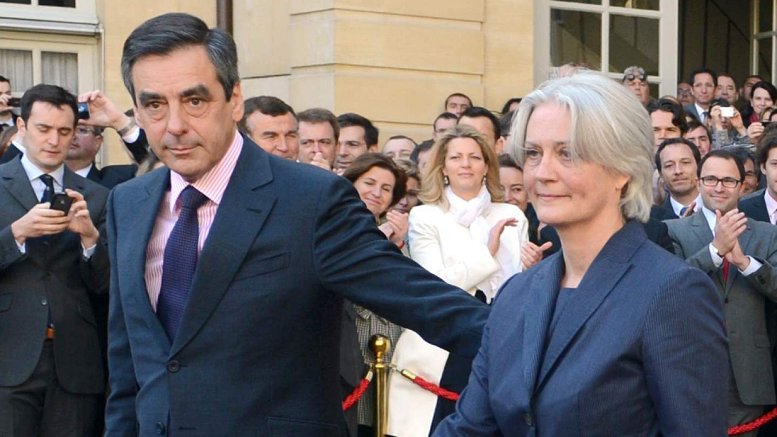 François Fillon y su esposa Penélope en una foto de archivo