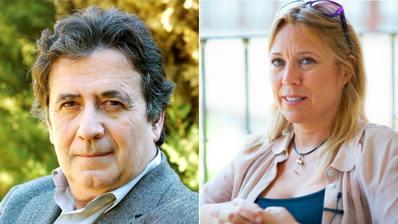 Luis Landero y Tamzin Townsend