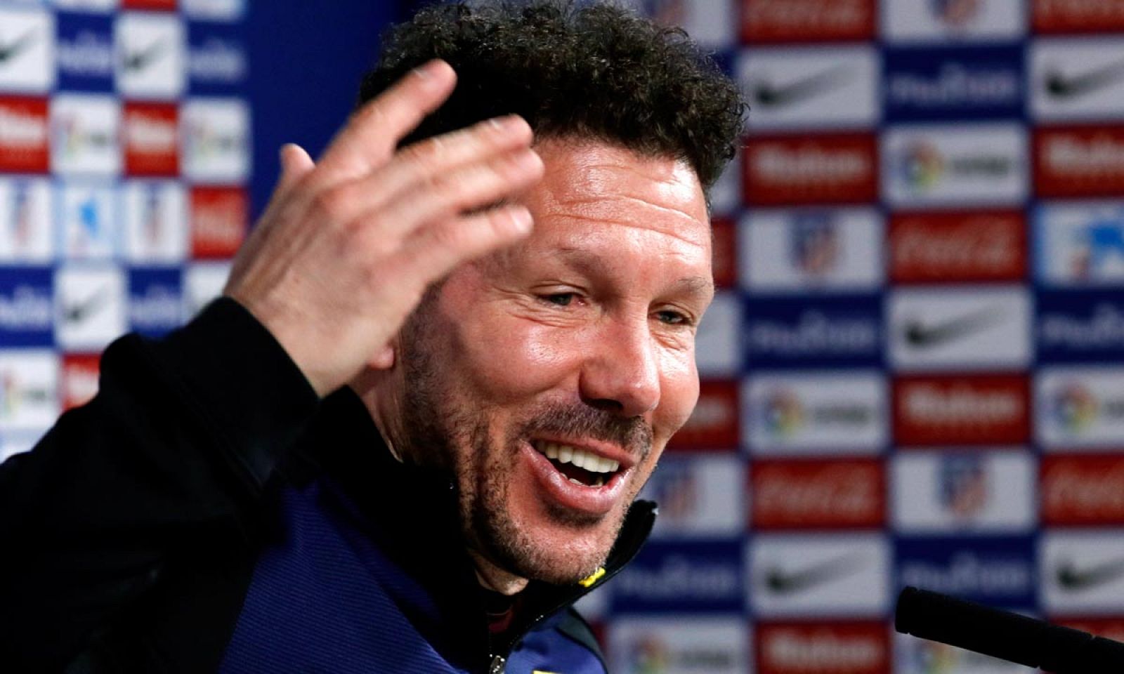 Simeone en rueda de prensa