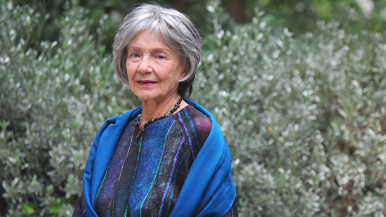 Emmanuelle Riva posa en la presentación de 'Amour' en Roma