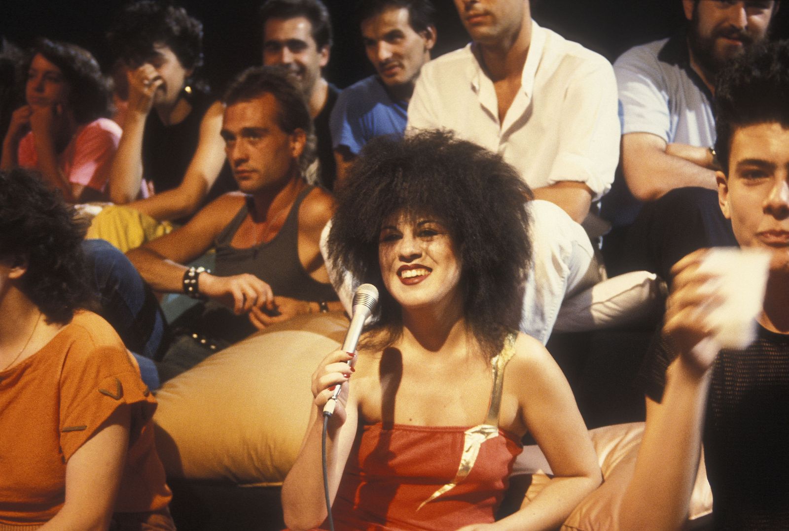 Paloma Chamorro durante uno de sus programa de 'La edad de oro'