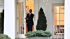 Obama alerta de que "los valores de Estados Unidos están en peligro" tras el veto migratorio de Trump