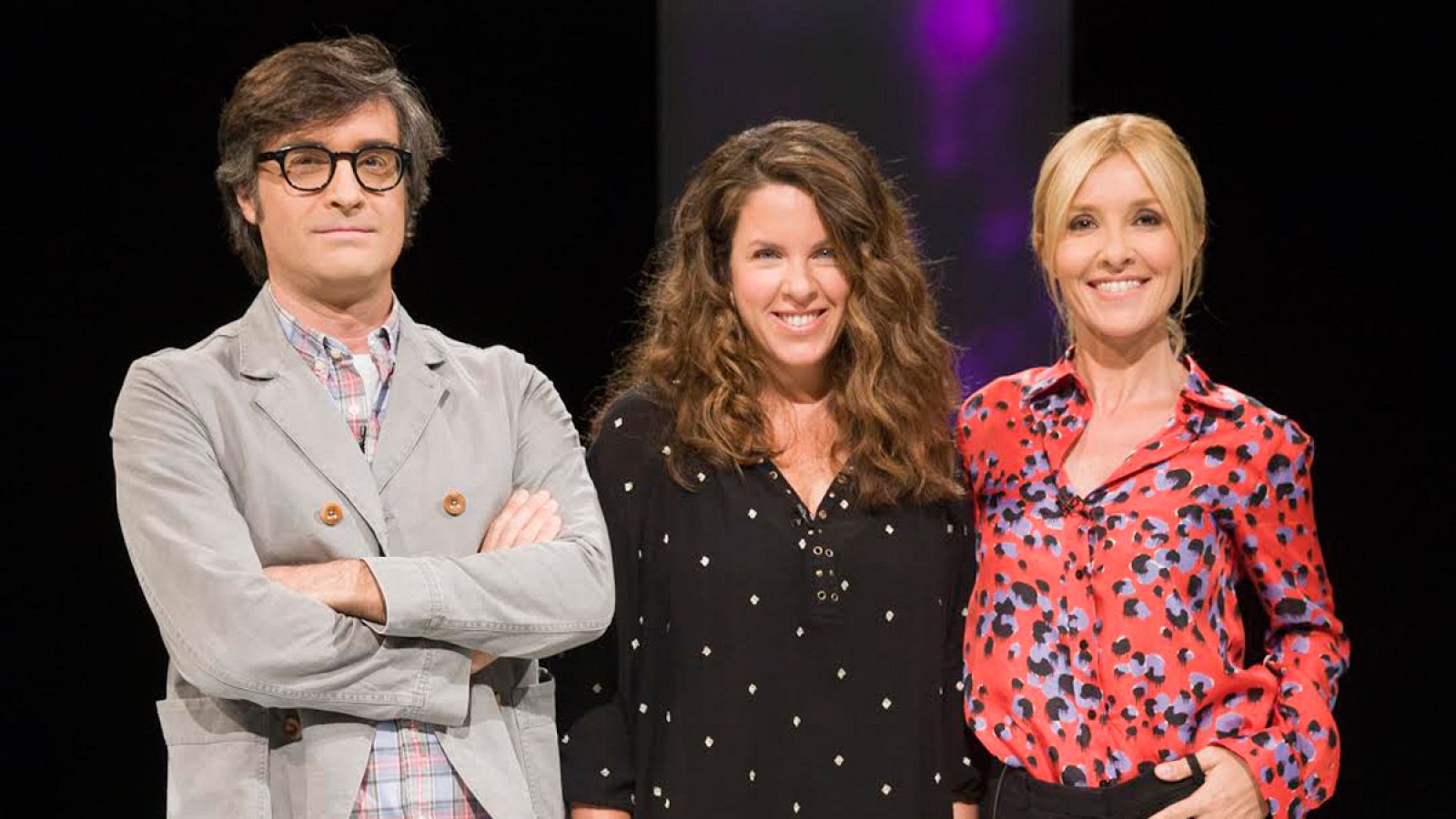 Claudia Llosa y Luis Martínez con Cayetana Guillén Cuervo