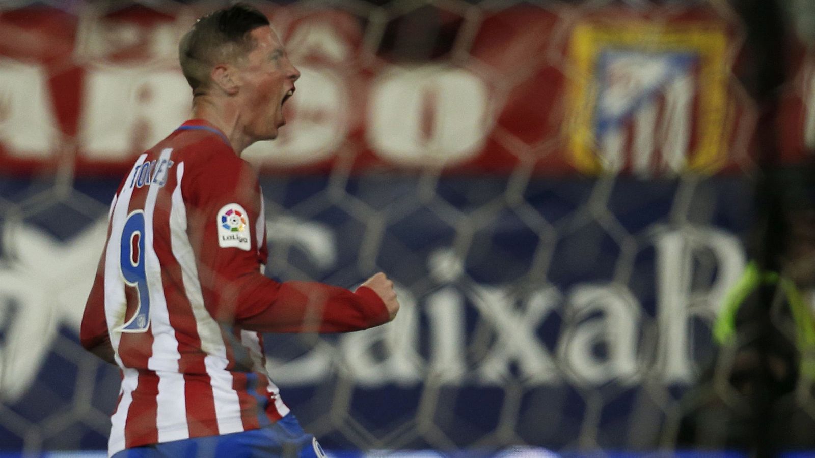 Fernando Torres celebra el gol anotado al Leganés