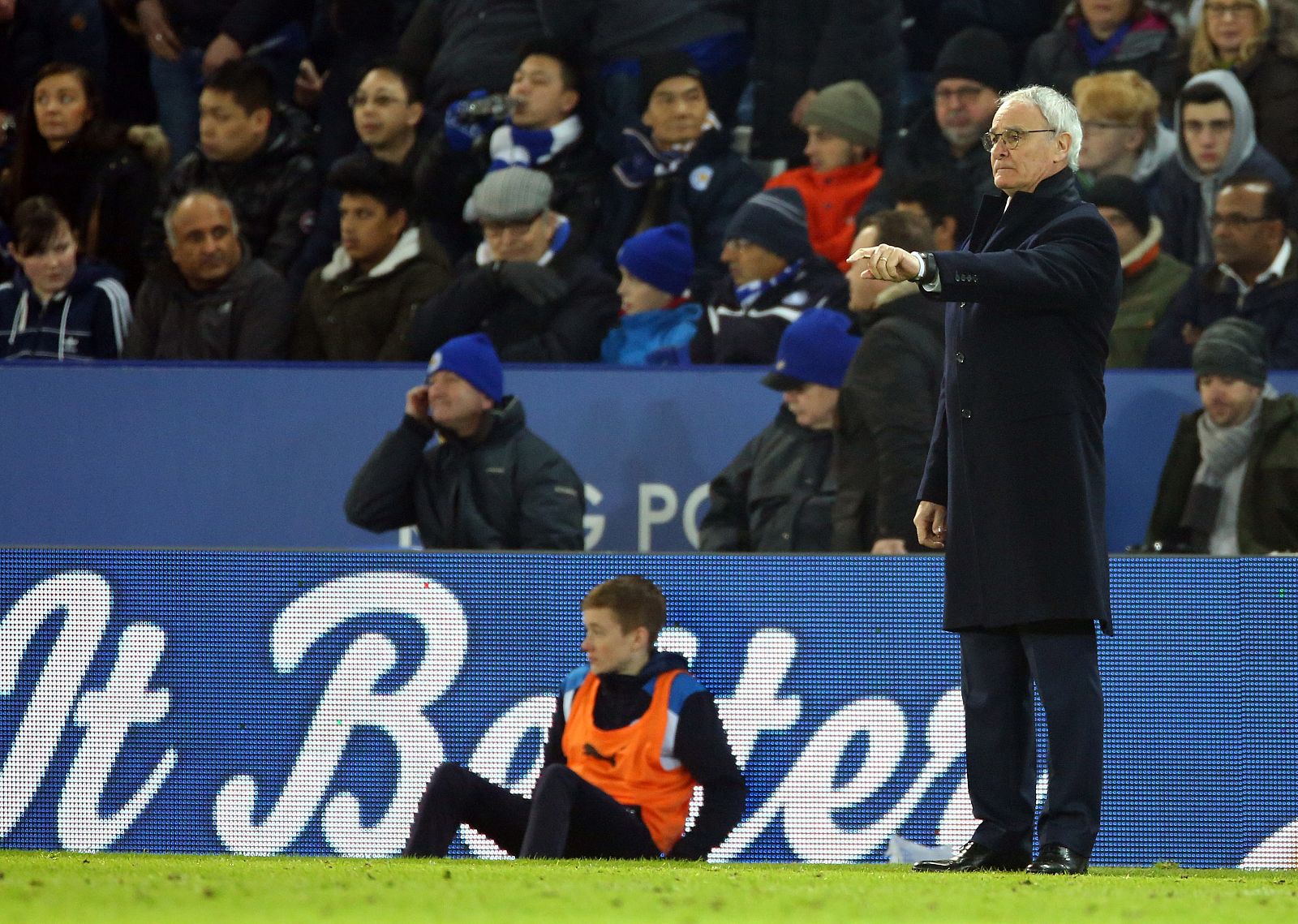 El entrenador italiano del Leicester Claudio Ranieri.