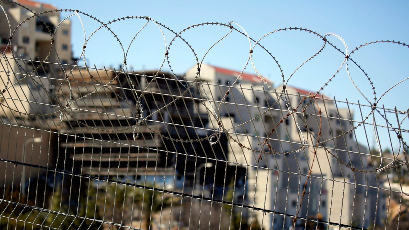 Nuevas construcciones en el asentamiento de Kiryat Arba cerca de Hebrón, en Cisjordania