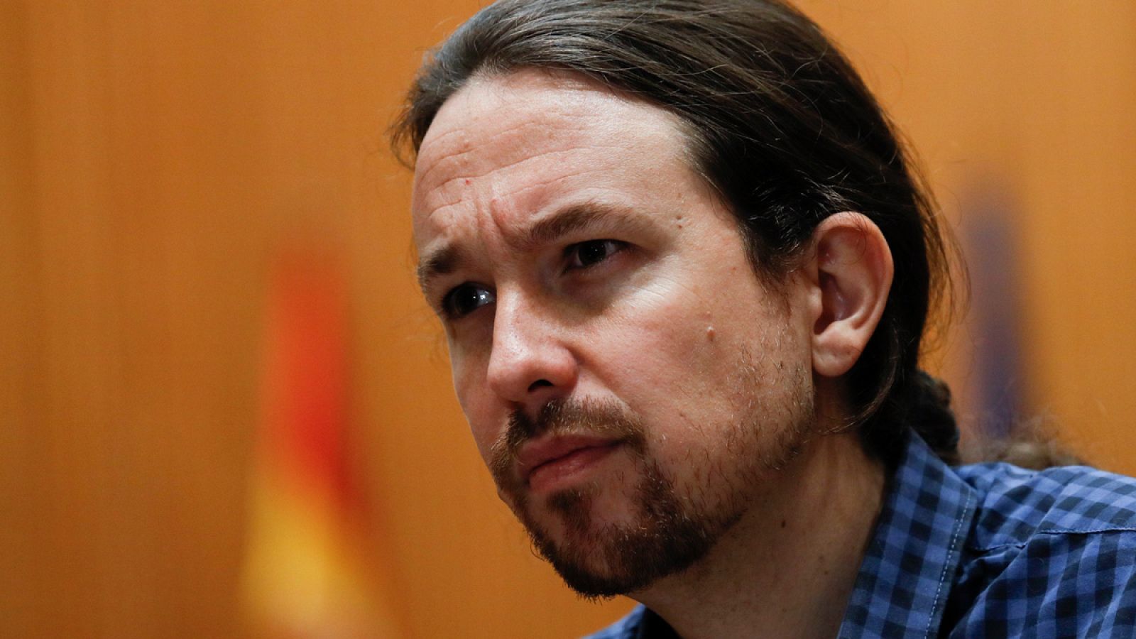 El secretario general de Podemos, Pablo Iglesias