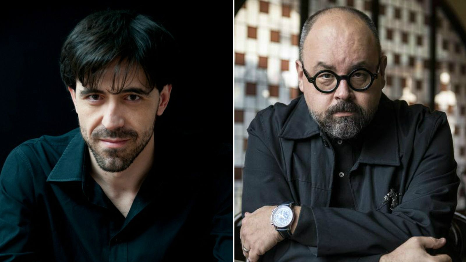 Israel Elejalde y Carlos Ruiz Zafón