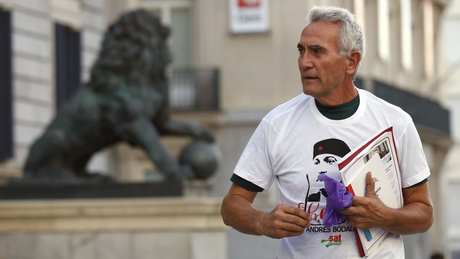 El diputado de Unidos Podemos Diego Cañamero en julio de 2016.