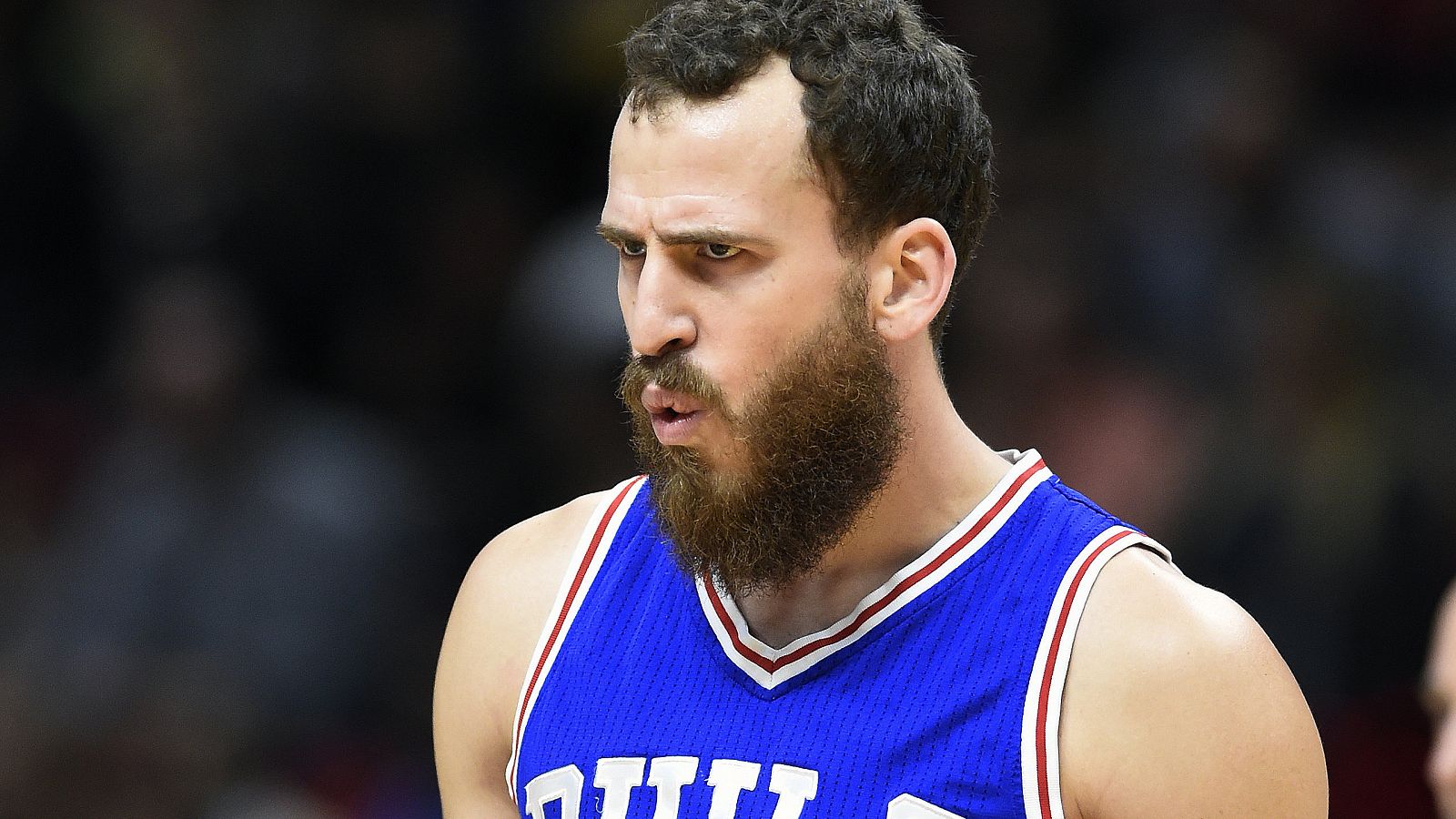 Sergio Rodríguez, con los Sixers