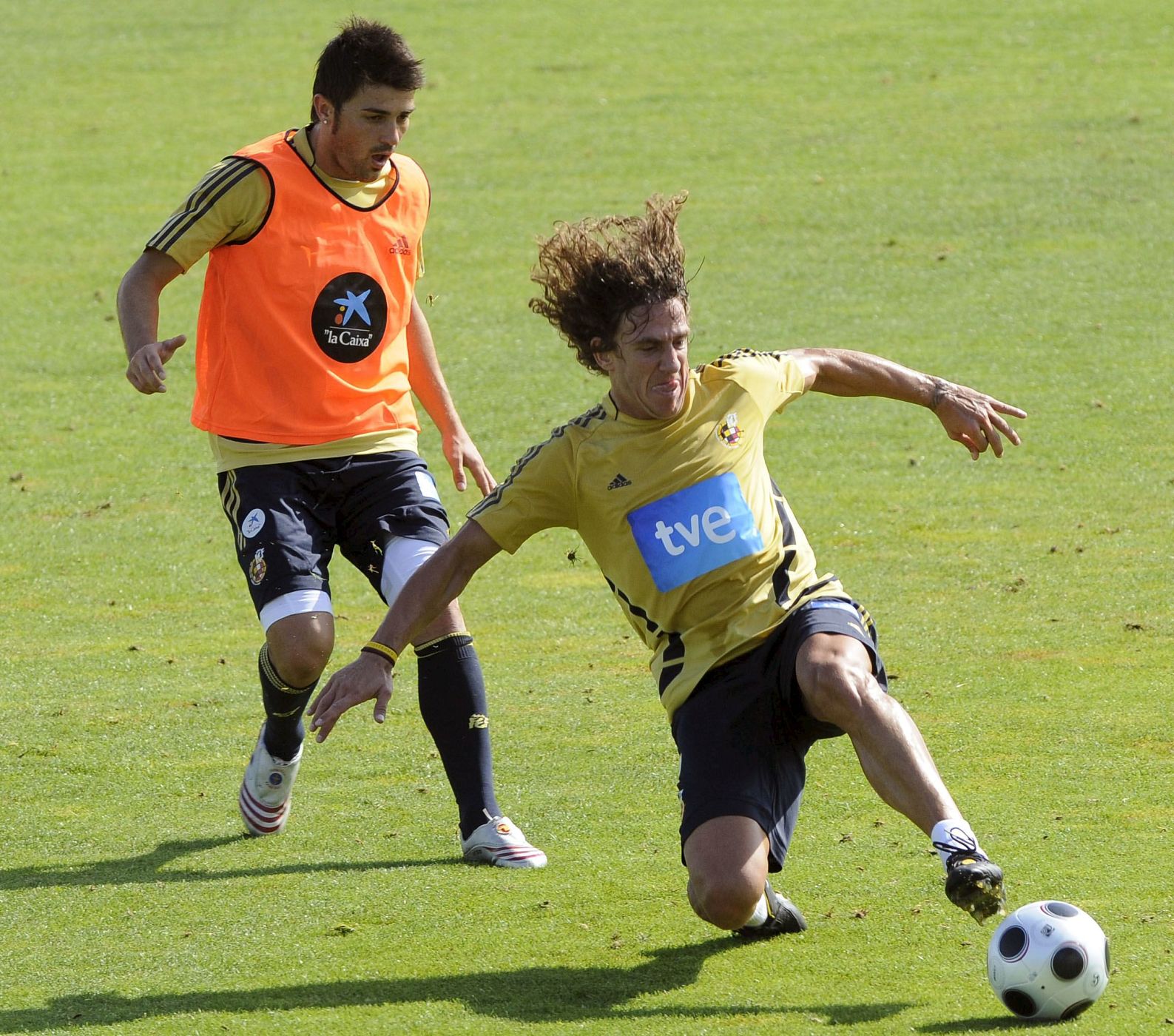 Villa con la selección