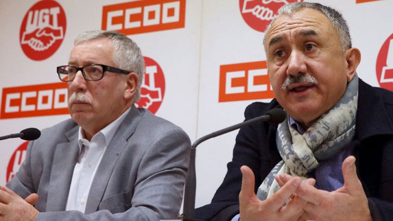 Los sindicatos anuncian movilizaciones este domingo contra la pérdida de poder adquisitivo