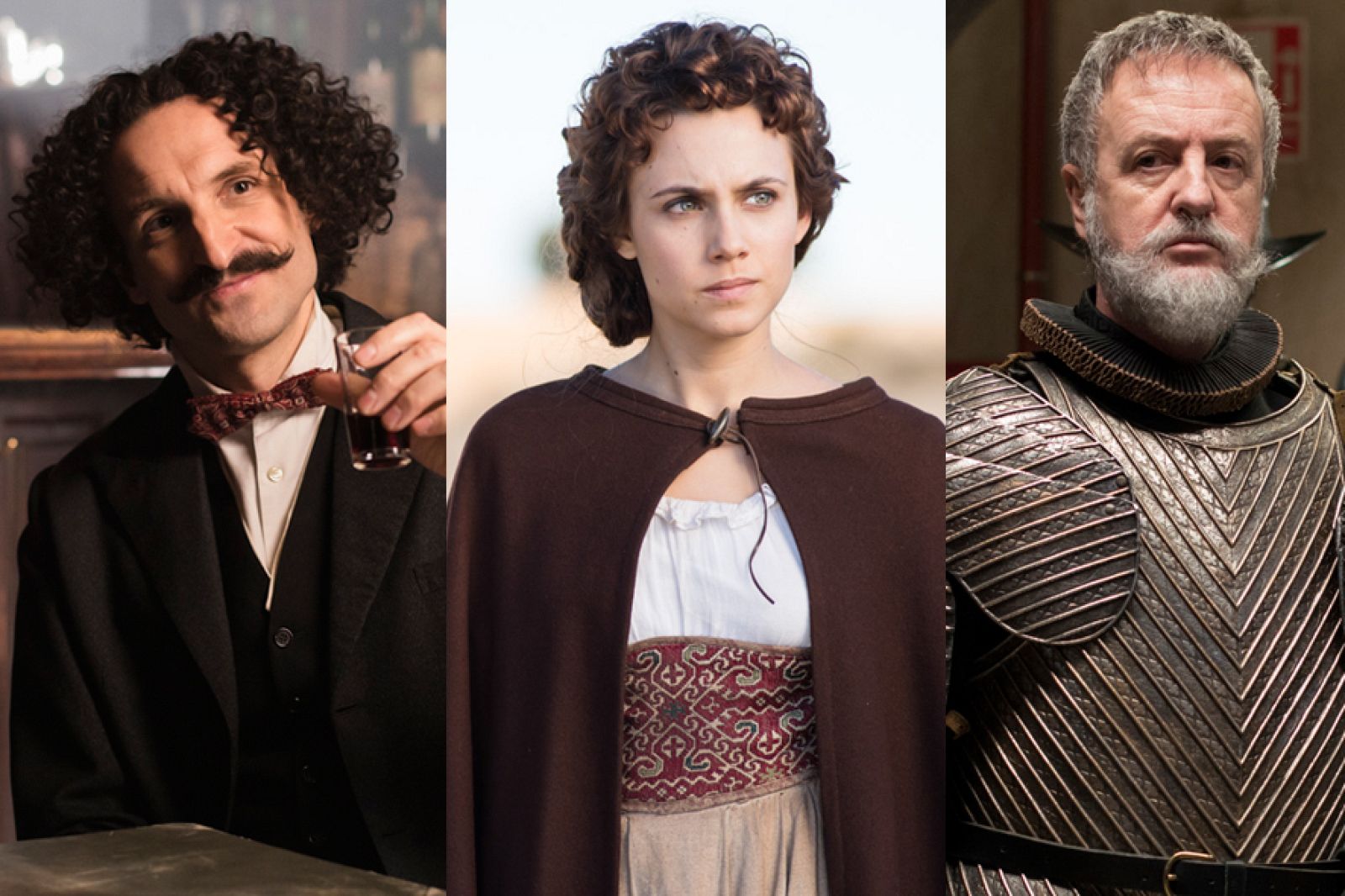 Julián Villagrán, Aura Garrido y Carlos Hipólito, nominados por 'El Ministerio del Tiempo'