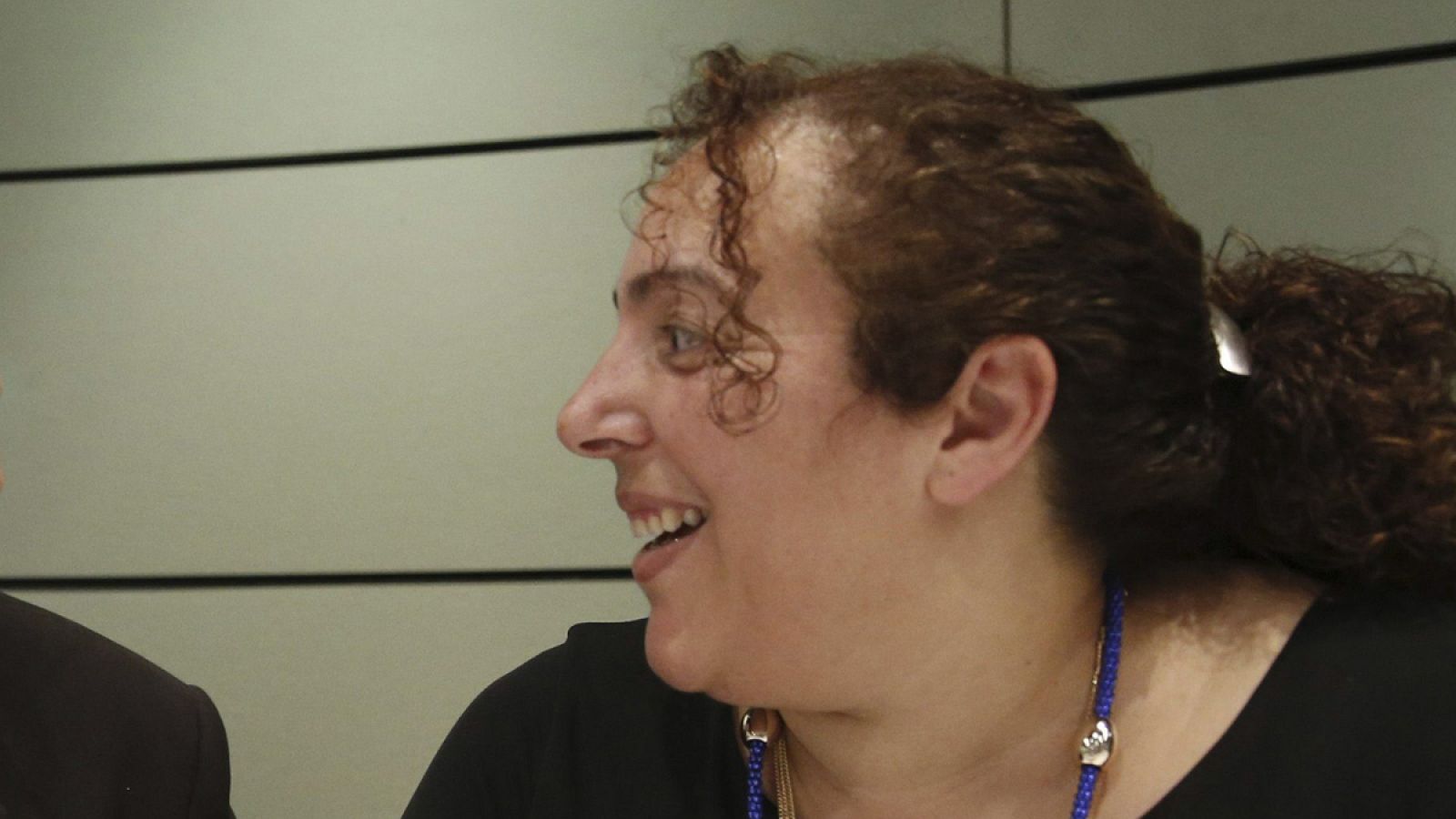 La consejera de Educación y Cultura, Rabea Mohamed