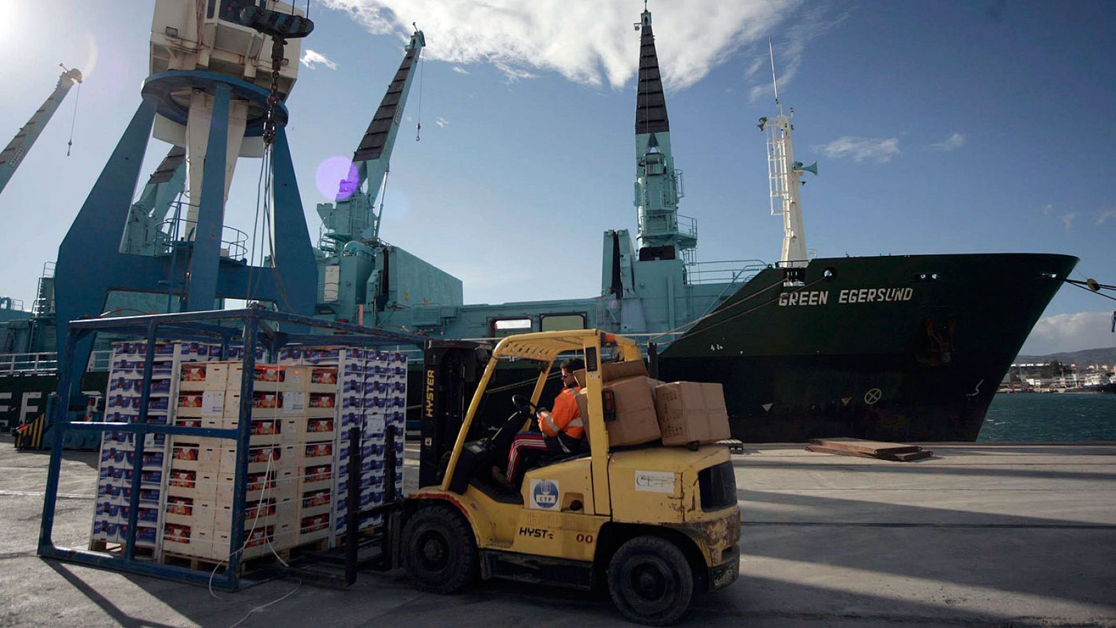 Imagen de archivo de labores de estiba en Castellón