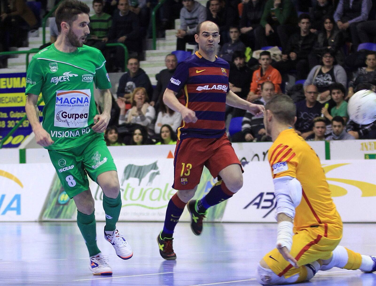 Imagen de archivo del último enfrentamiento entre Magna Gurpea y FC Barcelona Lassa.