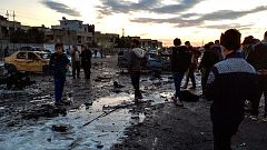 Medio centenar de muertos en un atentado con coche bomba en el sur de Bagdad