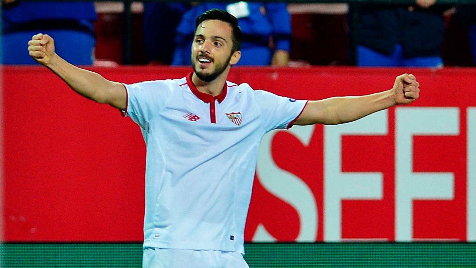 Sarabia anota el 1-0 del Sevilla ante el Eibar