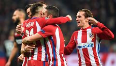 Un gran Atlético encarrila la eliminatoria en Leverkusen