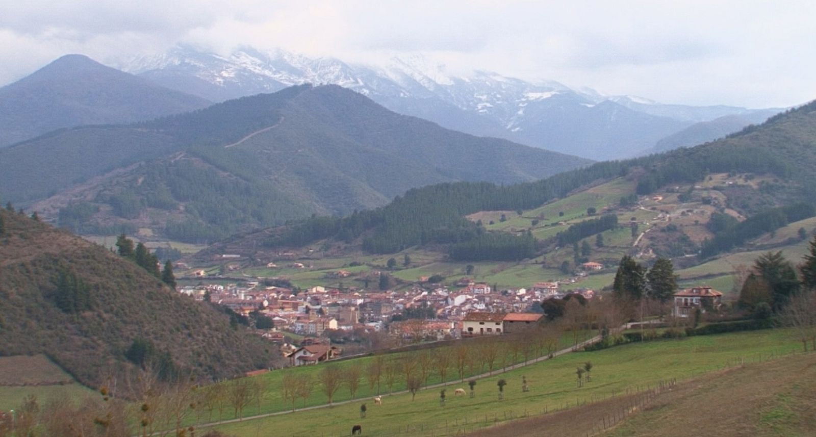 Imagen del valle de Liébana, en una de las montañas más altas de los Picos de Europa