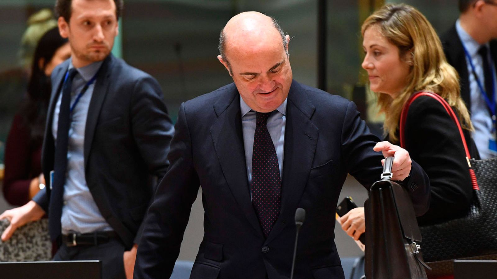 El ministro de Economía, Industria y Competitividad, Luis de Guindos