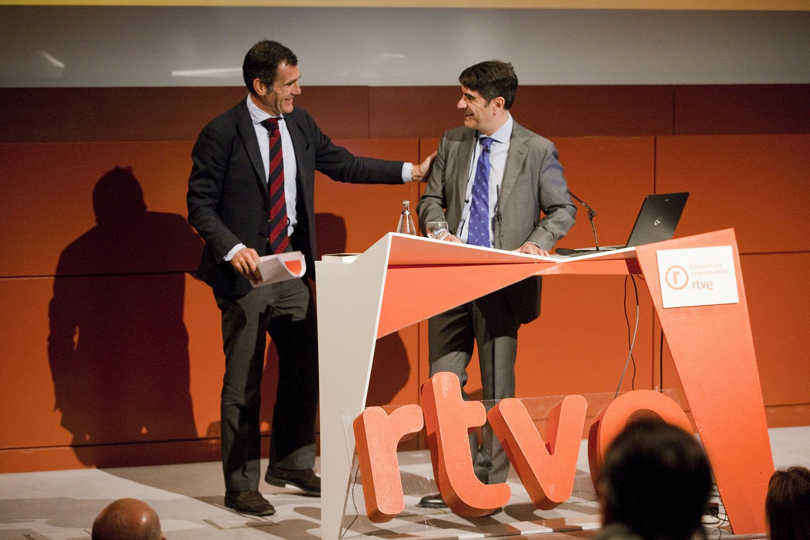 Carlos Chaguaceda y Manuel Ventero en el encuentro