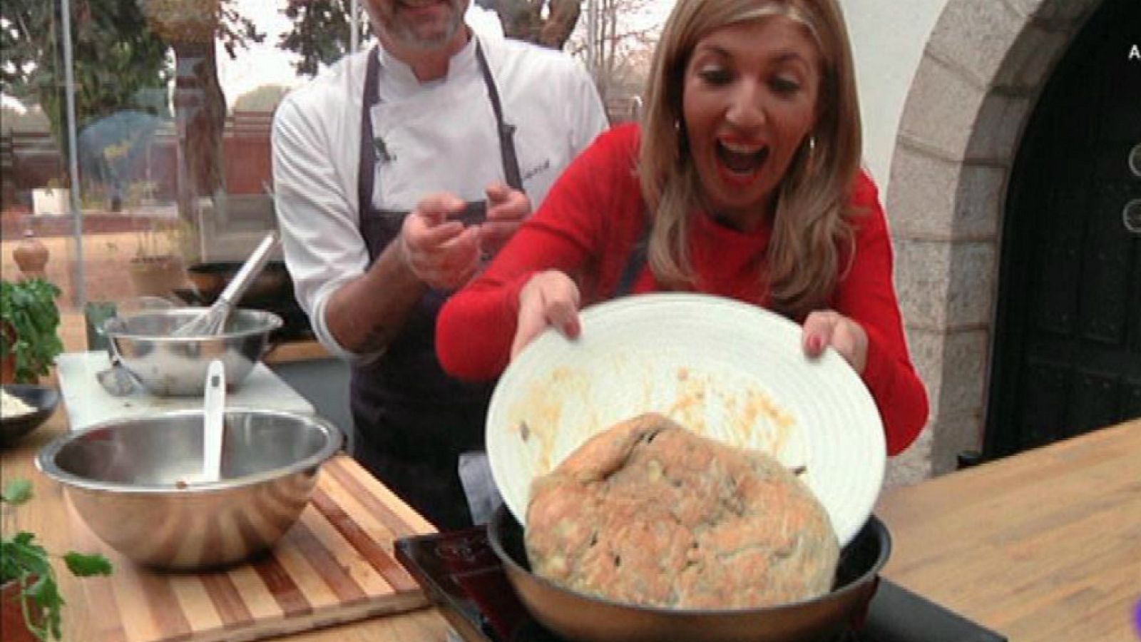 Tortilla de alcachofas